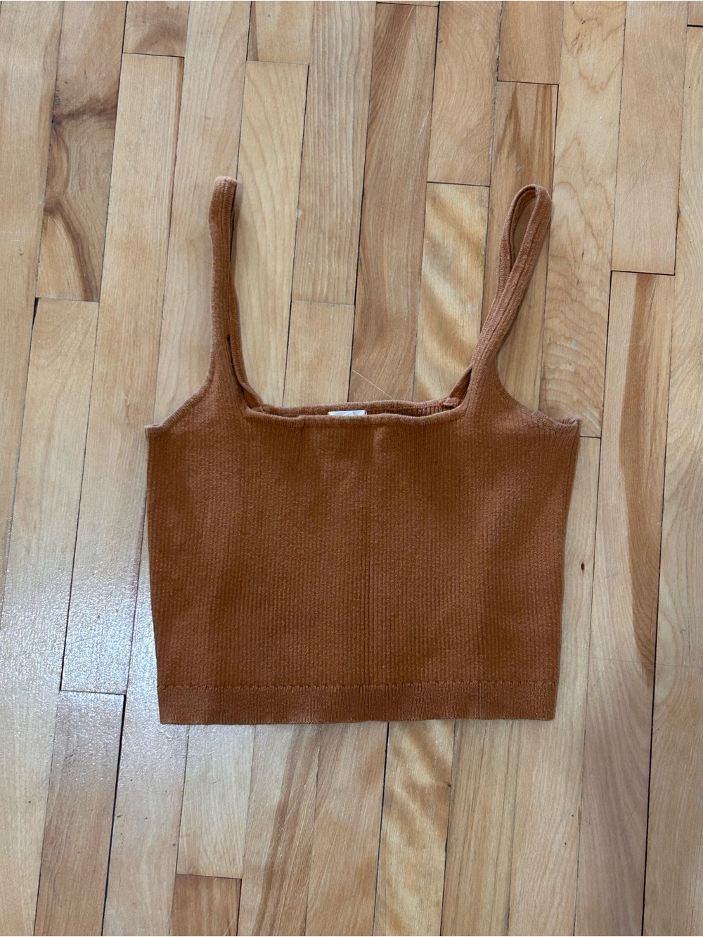 3/15$ Garage Brown Orange tank top